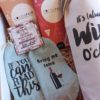 Printed socks - wine - Image 3