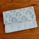 Blue Llama Burp Cloth