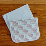 Pink Llama Burp Cloth